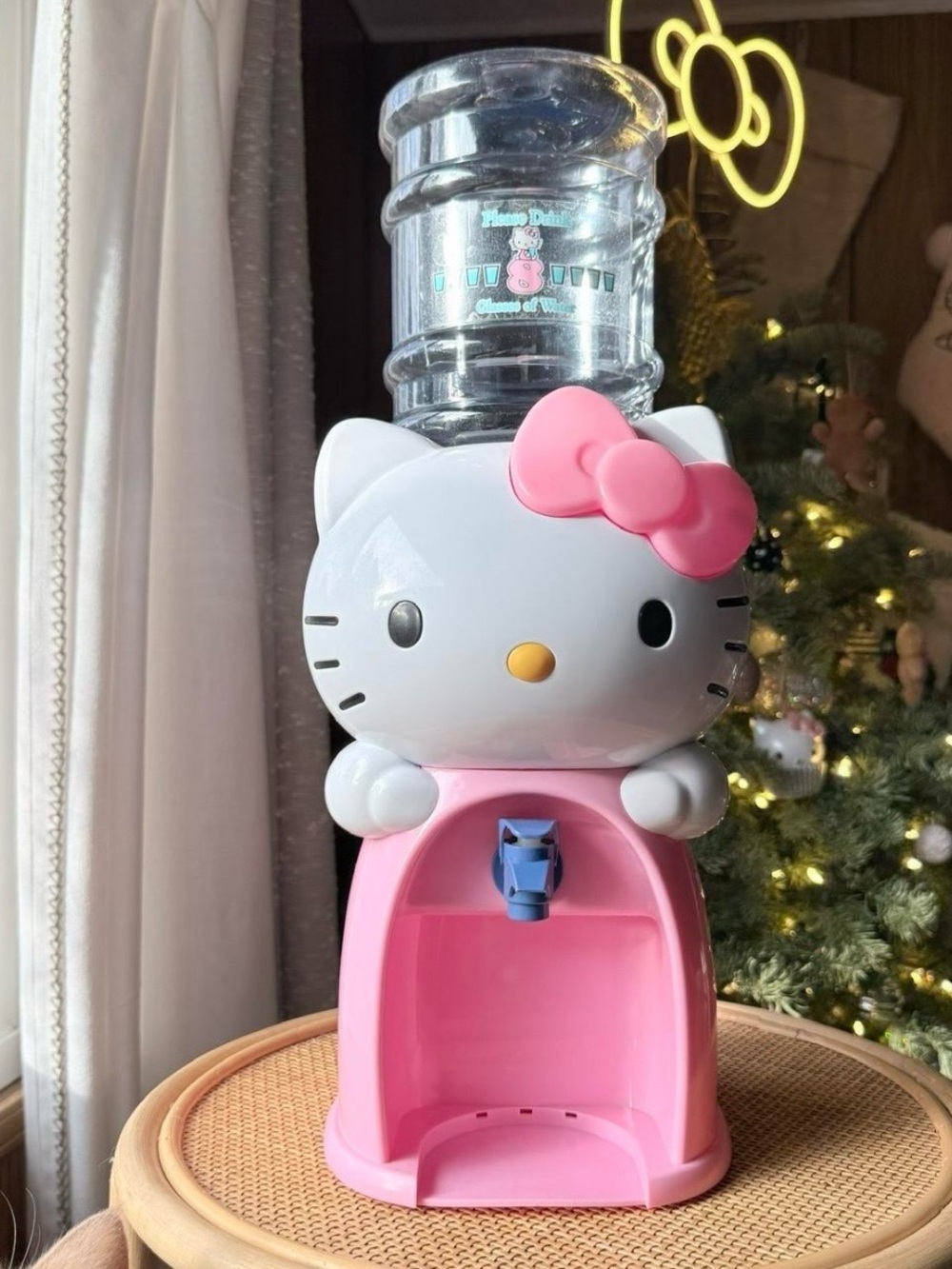 Hello Kitty Pink & White Mini Water Dispenser